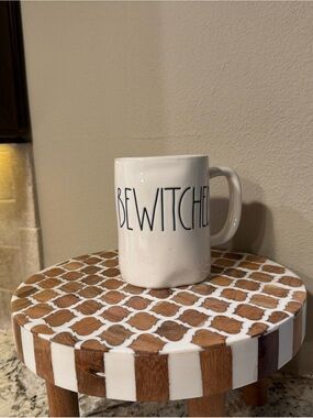 Rae Dunn Bewitched White Ceramic Mug